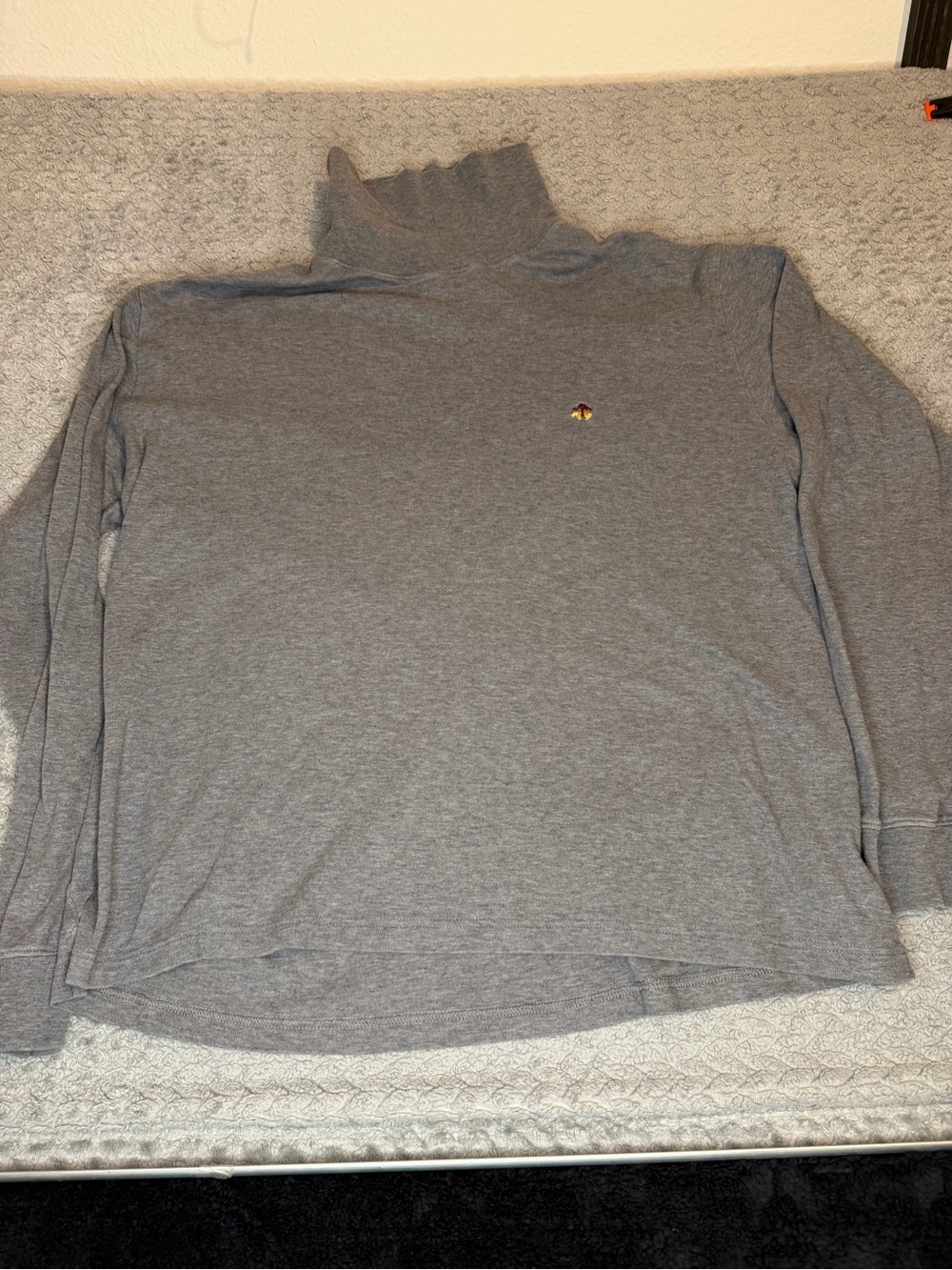 Men's Gray Brooks Brothers Turtleneck Sweater